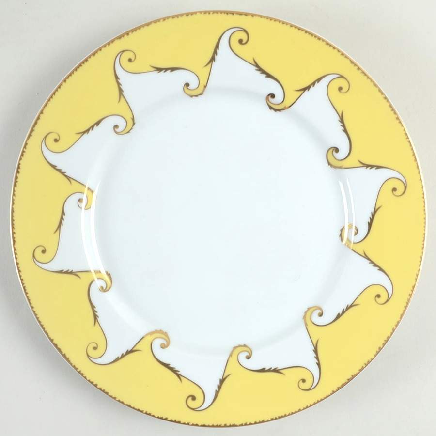 Follement (Gold Trim) Dinner Plate by Christian Lacroix-1