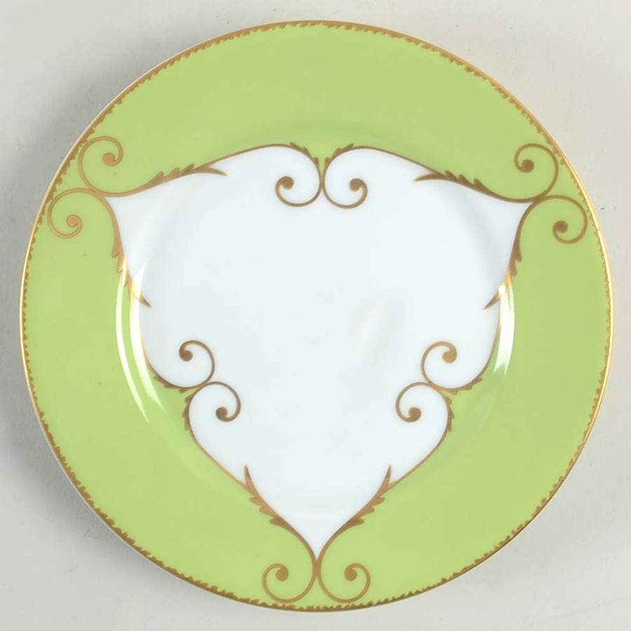 Follement (Gold Trim) Bread & Butter Plate by Christian Lacroix-1