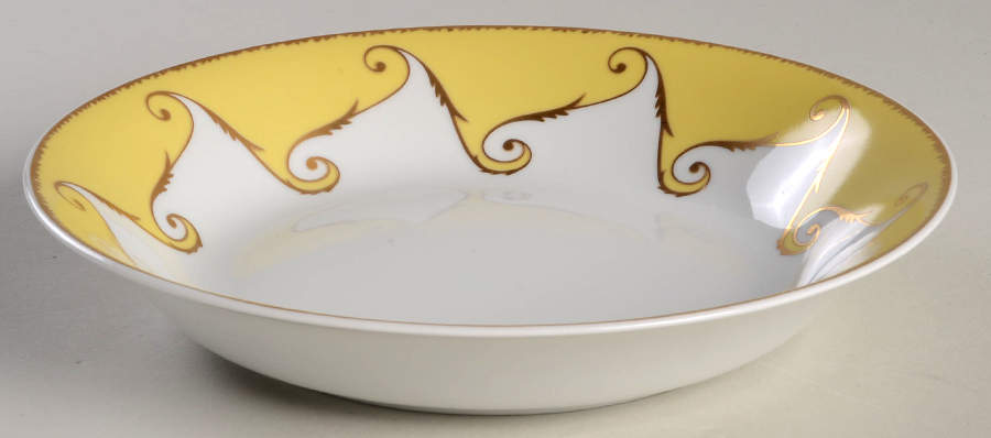 Follement (Gold Trim) Soup/Cereal Bowl by Christian Lacroix-1