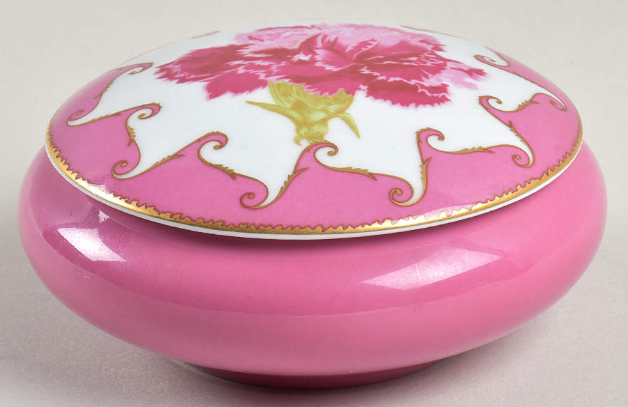 Follement (Gold Trim) Candy Box & Lid by Christian Lacroix-1