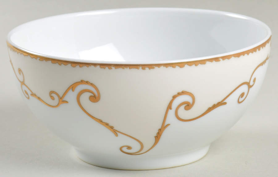 Follement (Gold Trim) 5" All Purpose Bowl by Christian Lacroix-1