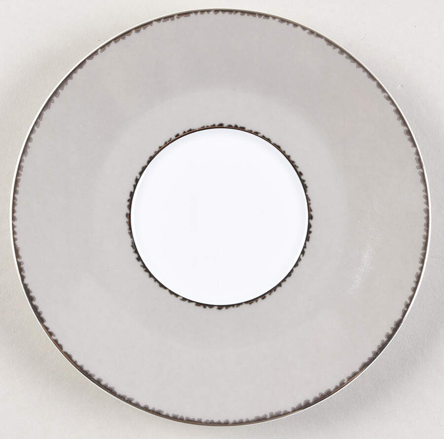 Follement (Gold Trim) Saucer for Flat Demitasse Cup by Christian Lacroix-1