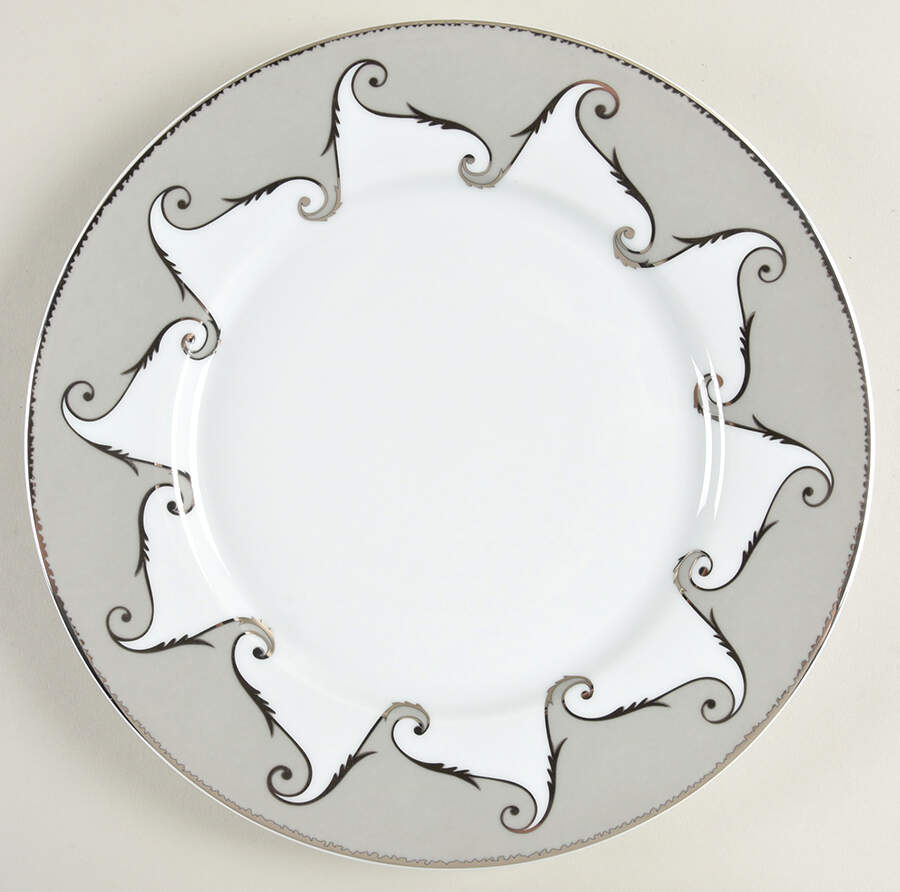 Follement (Gold Trim) Dinner Plate by Christian Lacroix-1