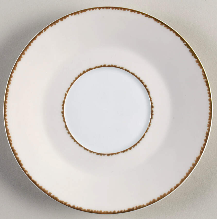 Follement (Gold Trim) Saucer for Flat Demitasse Cup by Christian Lacroix-1