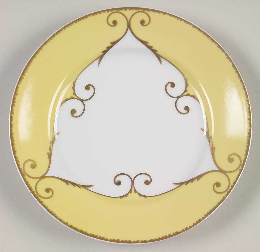 Follement (Gold Trim) Bread & Butter Plate by Christian Lacroix-1