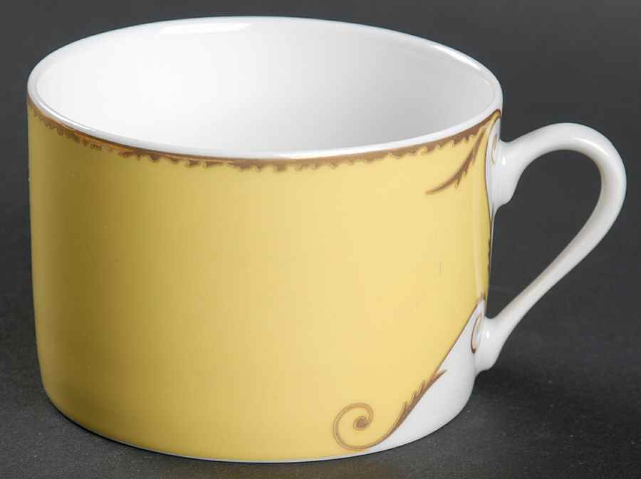 Follement (Gold Trim) Flat Cup by Christian Lacroix-1