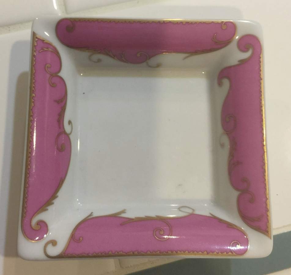 Follement (Gold Trim) Butter Pat by Christian Lacroix-1