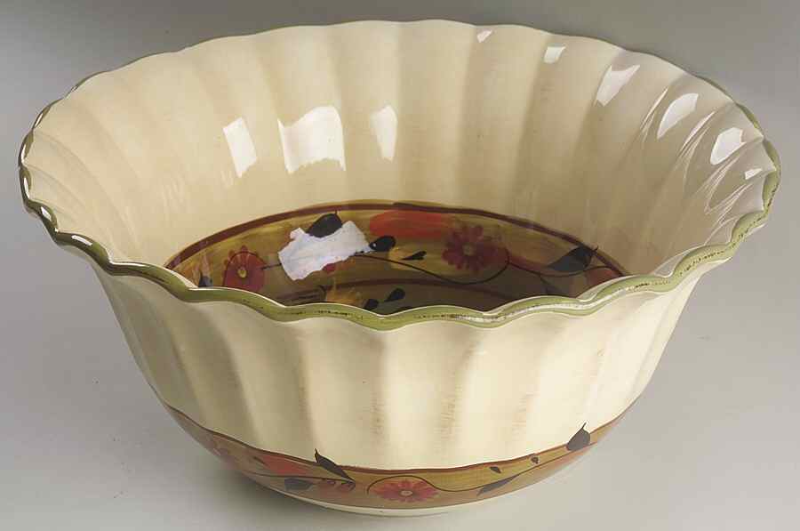 Sunflower (Scalloped Edge) 13" Mixing Bowl by Certified International-1