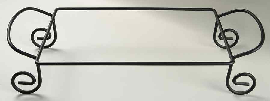 Sunflower (Scalloped Edge) Metal Stand for 17" Rectangular Baker by Certified International-1