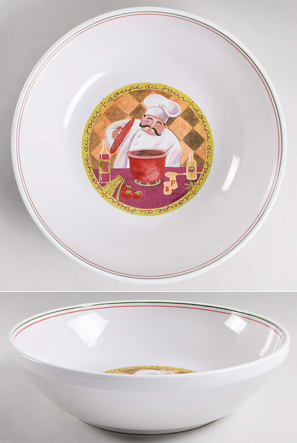Chef Collection 12" Pasta Serving Bowl by Certified International-1