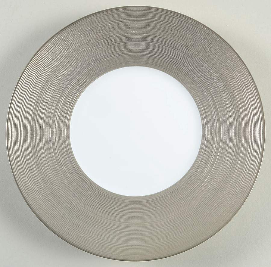 Aile Platine (Platinum) Salad/Dessert Plate by Jean Louis Coquet-1