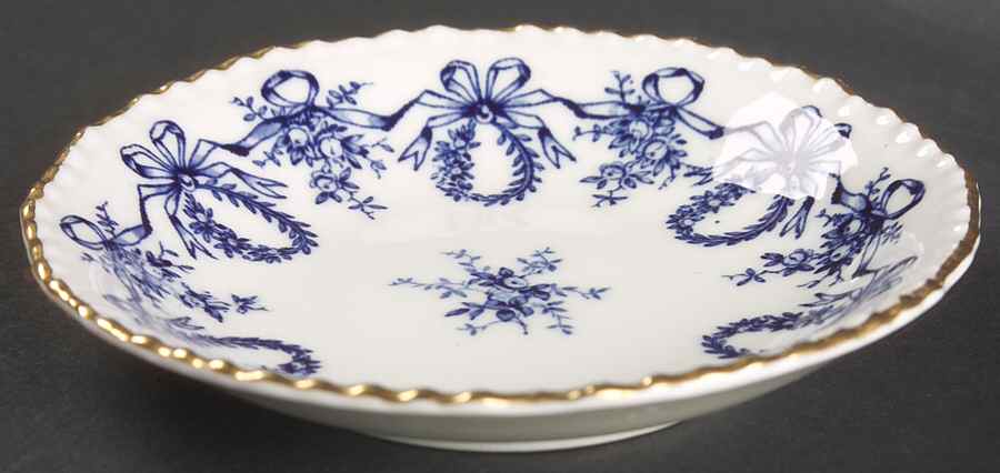 Queensbury Blue (Rope Edge) Fruit/Dessert (Sauce) Bowl by Coalport-1
