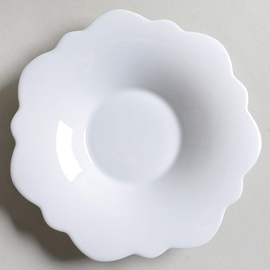 Samoa White Saucer by Jean Louis Coquet-1