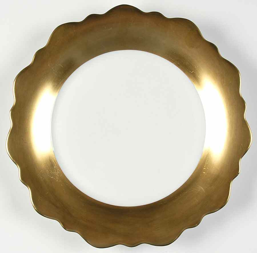 Samoa Gold (All Gold Rim) Dinner Plate by Jean Louis Coquet-1