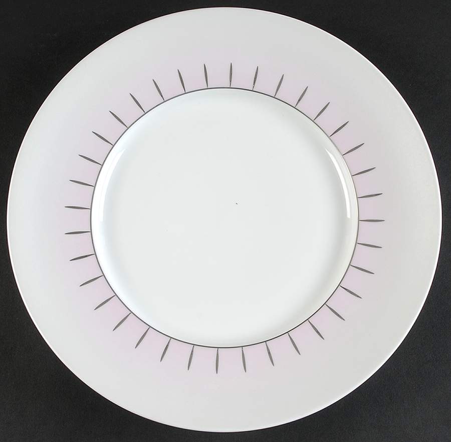 Helios Pink (Rose) Dinner Plate by Jean Louis Coquet-1