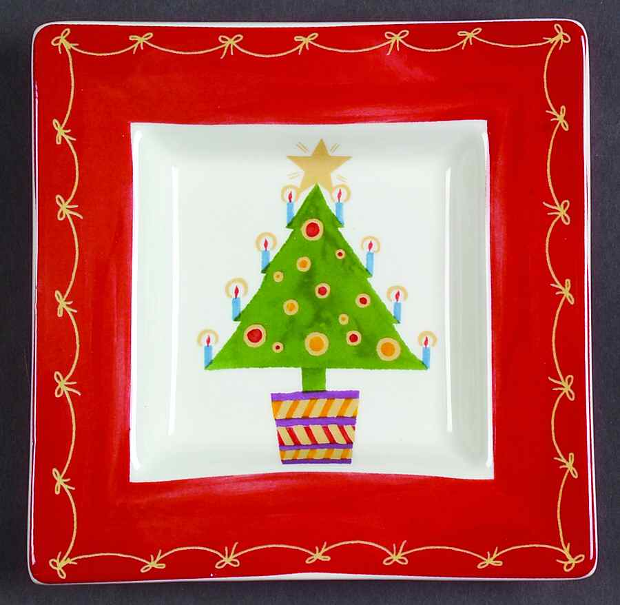 It's Christmas Canape Plate by Christopher Radko-1