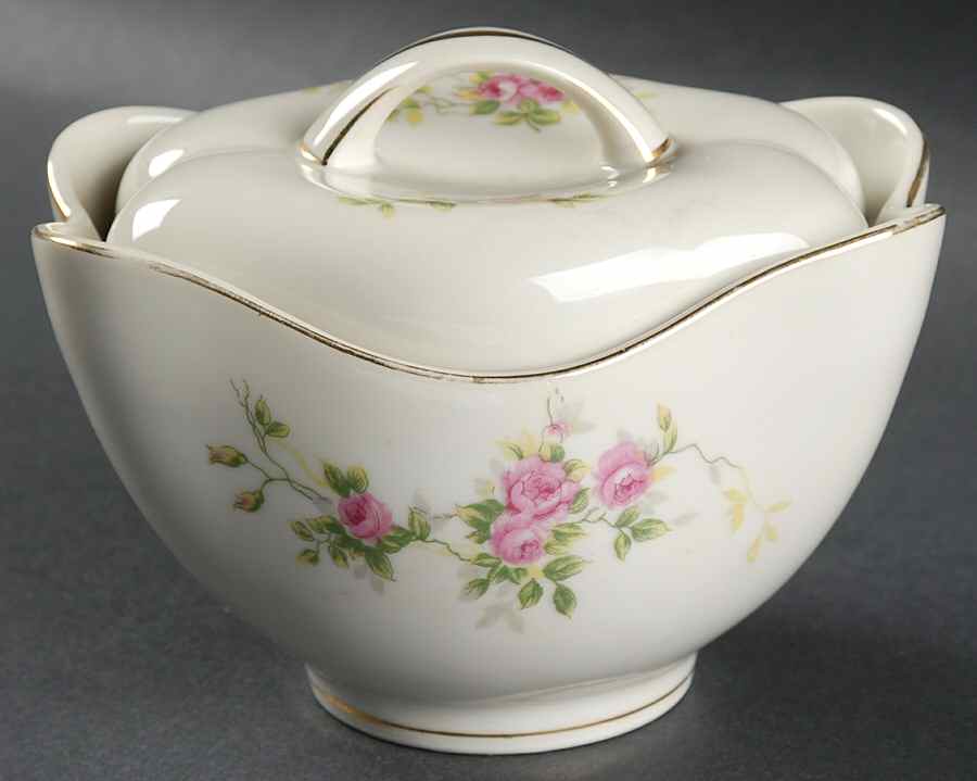 CST7 Sugar Bowl & Lid by Crescent (Japan)-1