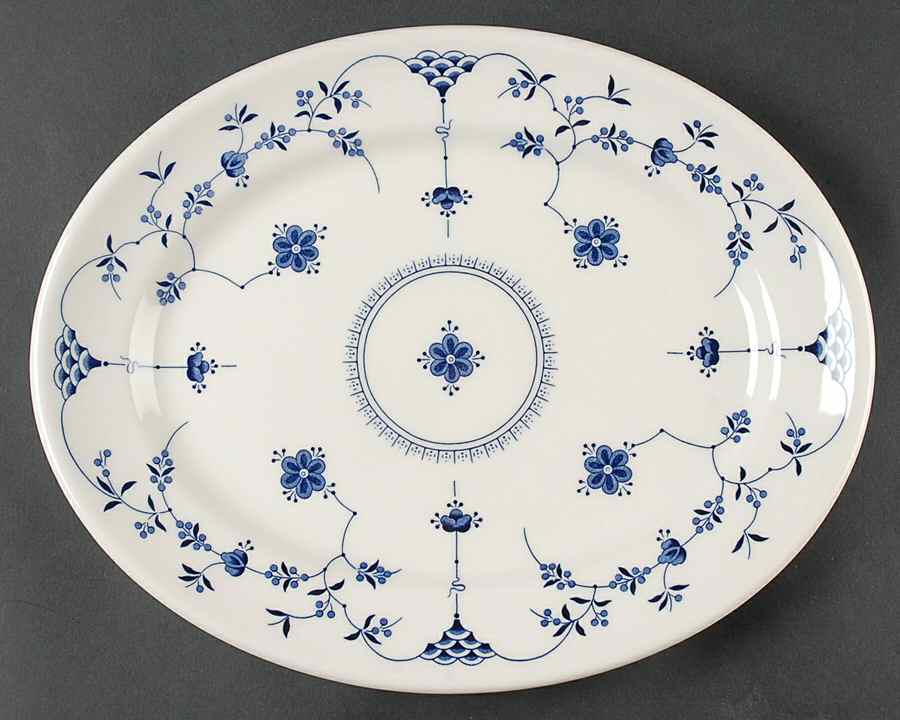 Helsinki Finlandia (Smooth Edge) 12" Oval Serving Platter by Churchill-1
