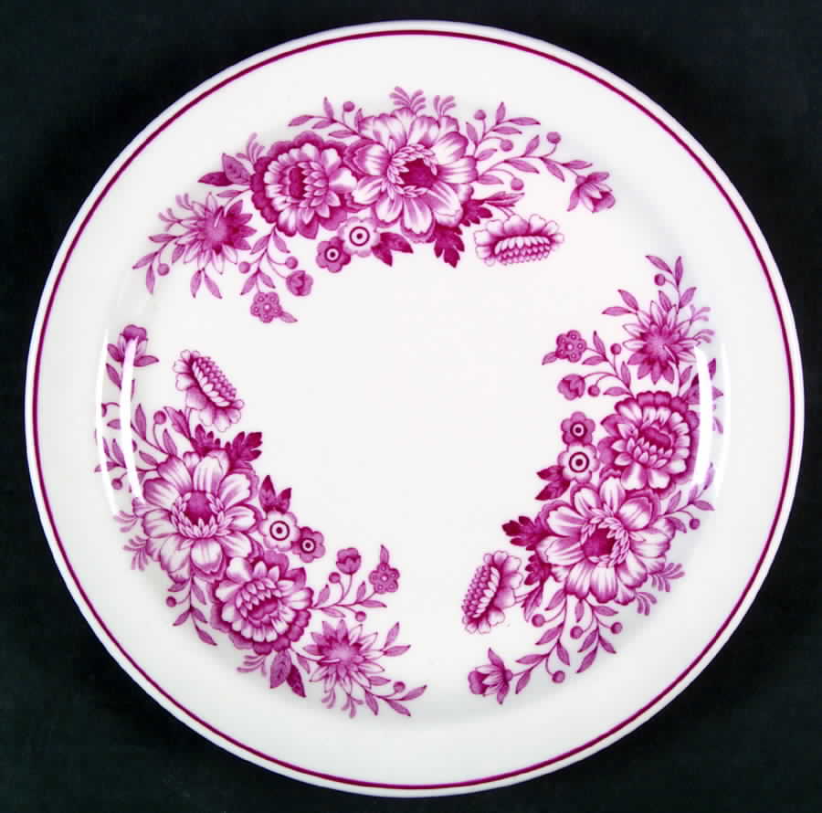 Dayton (Red Ring) Luncheon Plate by Carr-1