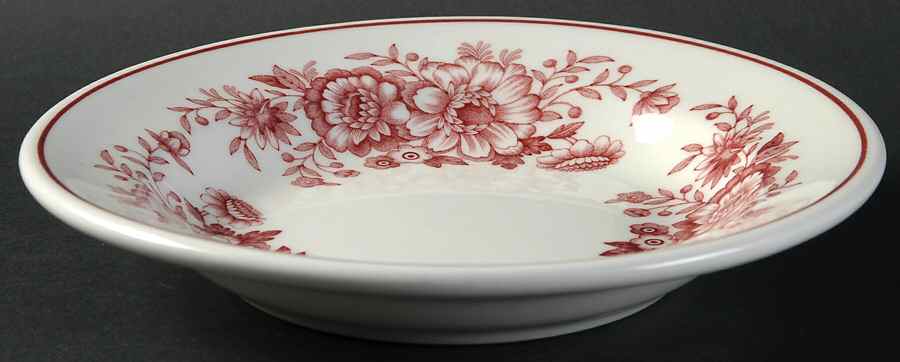 Dayton (Red Ring) Fruit/Dessert (Sauce) Bowl by Carr-1