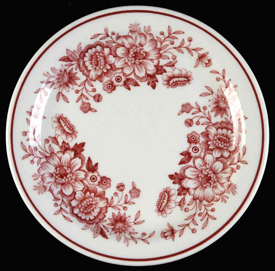 Dayton (Red Ring) Bread & Butter Plate by Carr-1