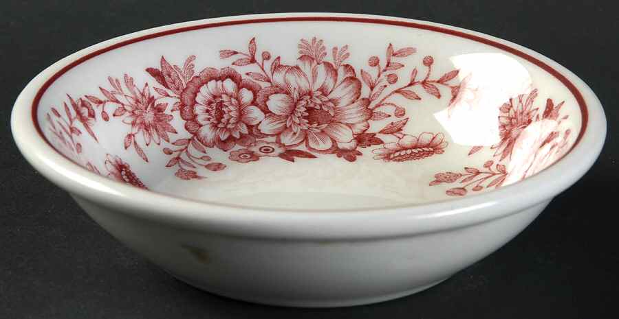 Dayton (Red Ring) Fruit/Dessert (Sauce) Bowl by Carr-1