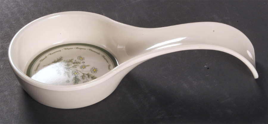 Thymeless Herbs (Corelle) Melamine Spoon Rest (Holds 1 Spoon) by Corning Corelle-1