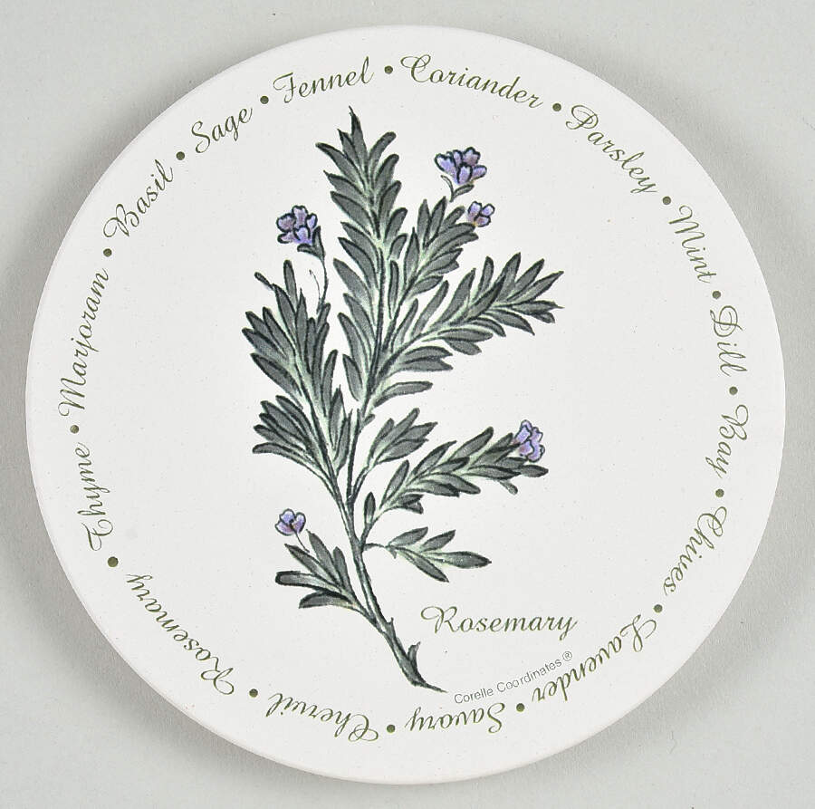 Thymeless Herbs (Corelle) Thirsty Coaster by Corning Corelle-1