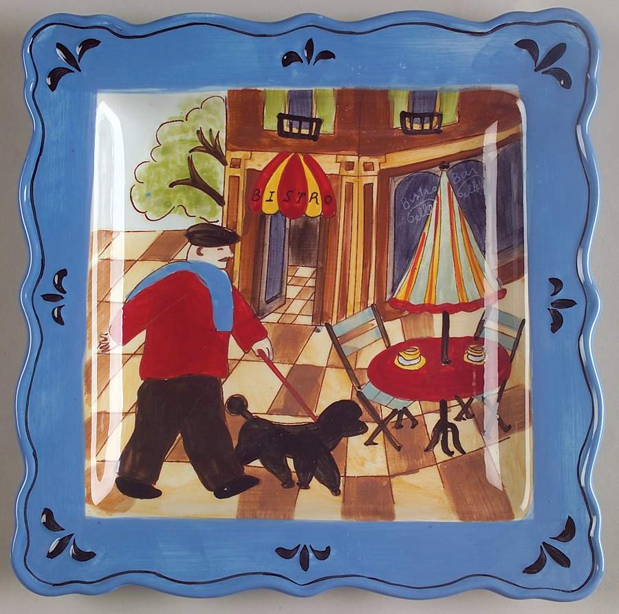Sidewalk Cafe Salad Plate by Certified International-1