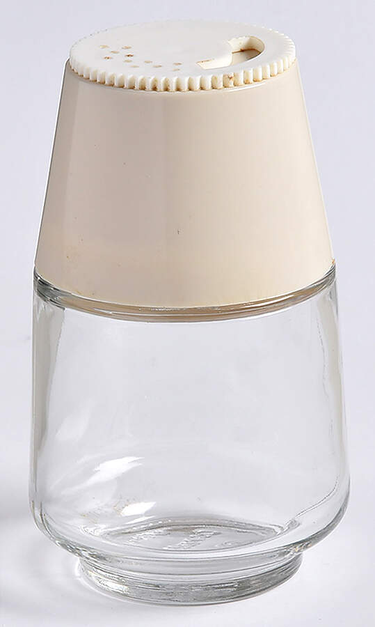 Sandstone (Corelle) Glassware Spice Shaker by Corning Corelle-1