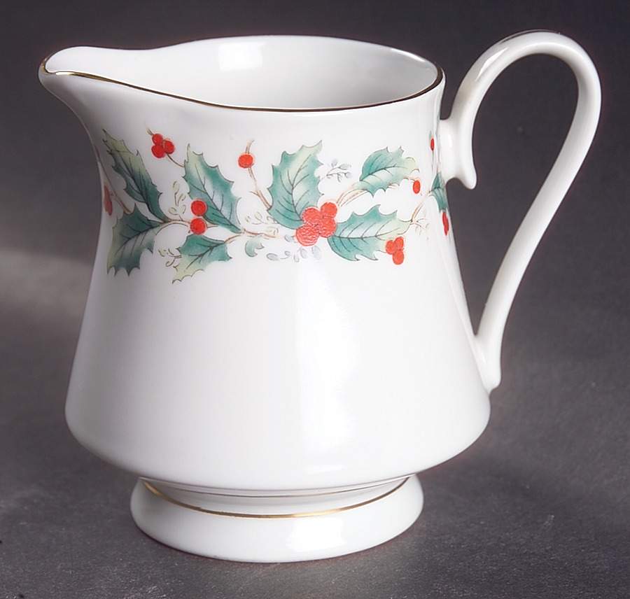 Noel (Black Lettering Backstamp) Creamer by China Pearl-1