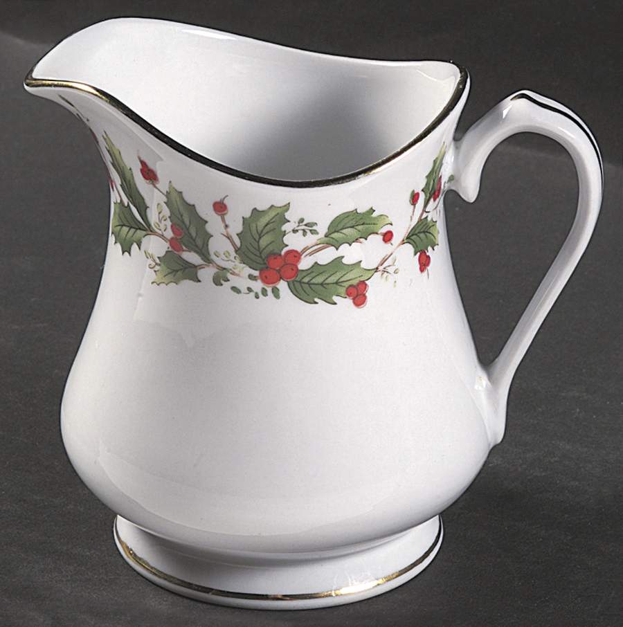 Noel (Black Lettering Backstamp) Creamer by China Pearl-1