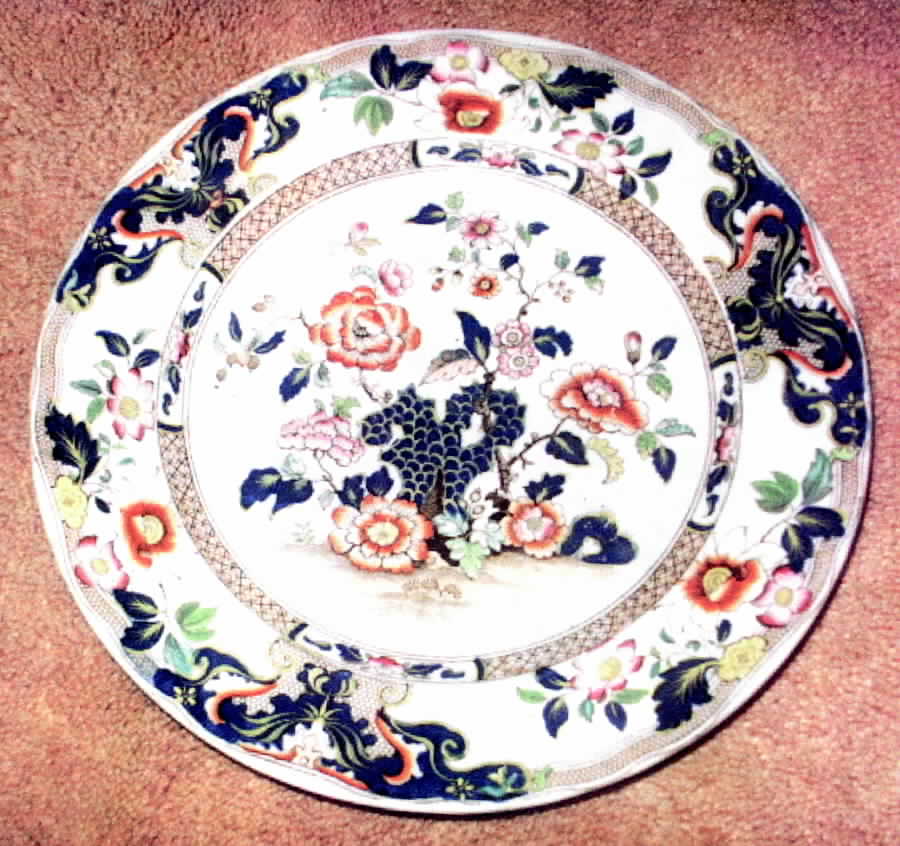 Indian Dinner Plate by Charles Meigh & Sons-1