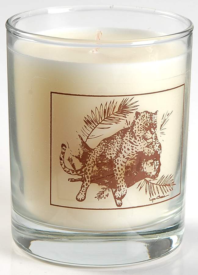 African Inspirations Sepia and Cream 3" Glassware Votive Candleholder by Lynn Chase-1