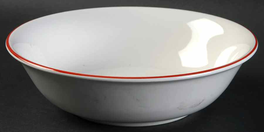 Concentrics Red Coupe Cereal Bowl by The Cellar (China)-1