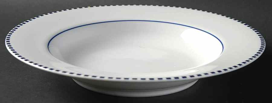 CLR19 Large Rim Soup Bowl by The Cellar (China)-1