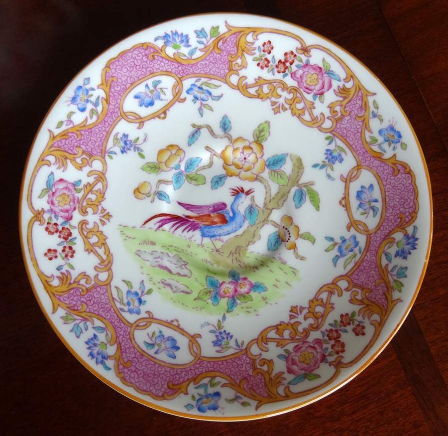 Bird Of Paridise Saucer for Bouillon Cup by Coalport-1