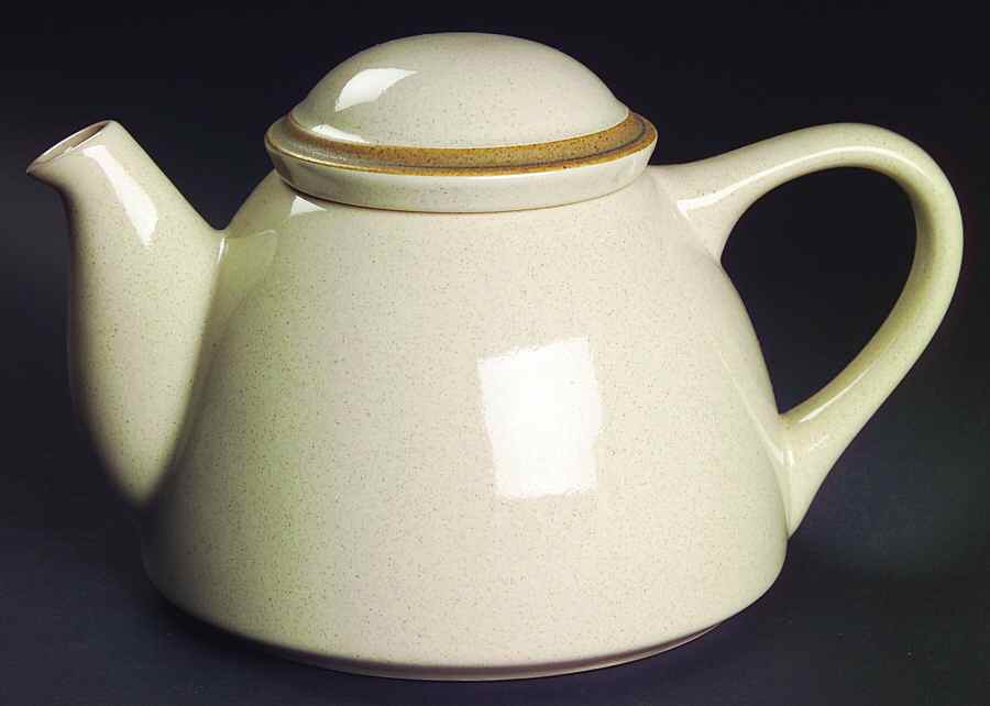 Kalahari Sands Teapot & Lid by Crown Ceramics-1