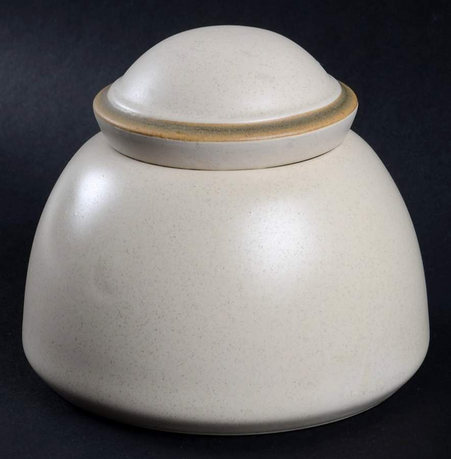 Kalahari Sands Sugar Bowl & Lid by Crown Ceramics-1