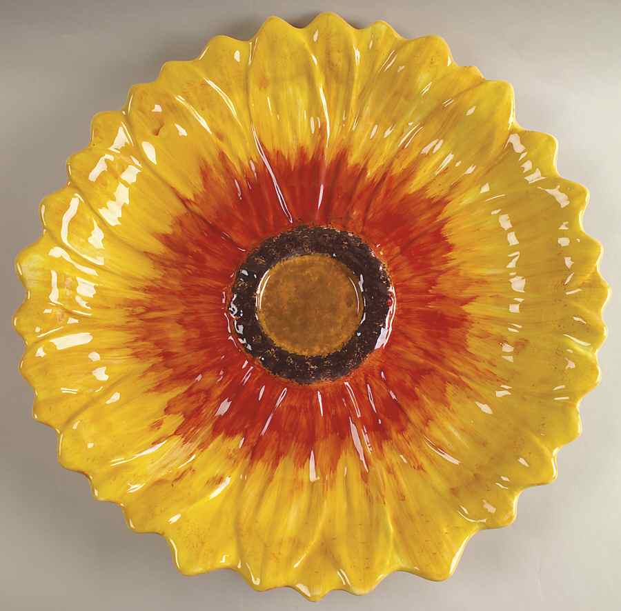 Sunburst Chip Bowl/Plate for Chip & Dip Set by Certified International-1