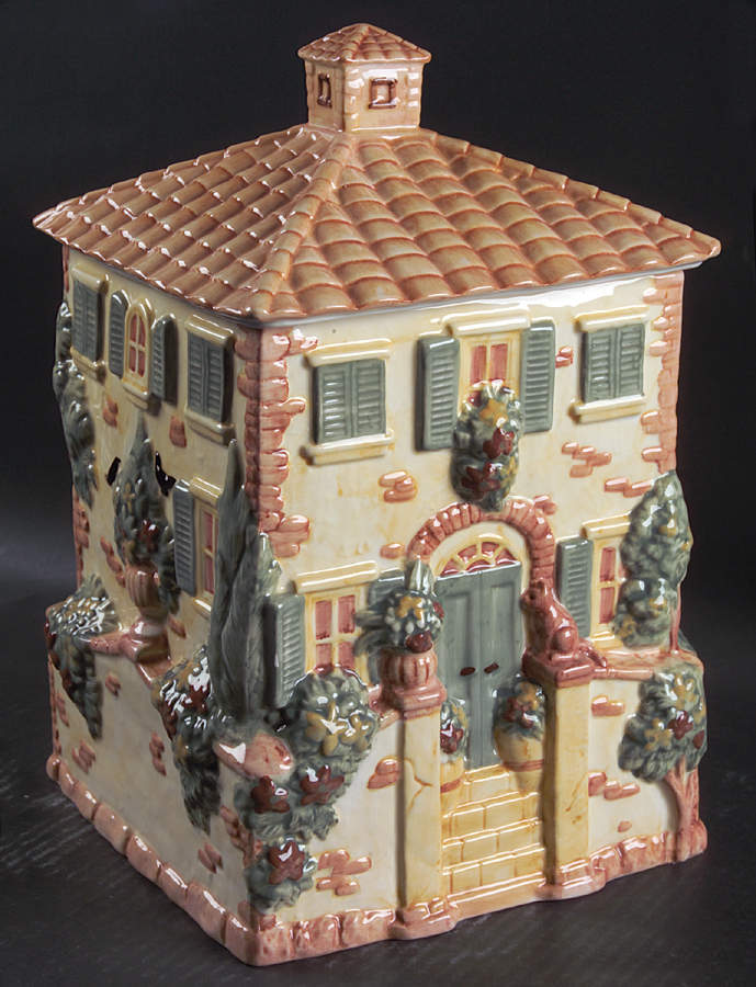 Tuscan Landscape Figural Cookie Jar & Lid by Certified International-1
