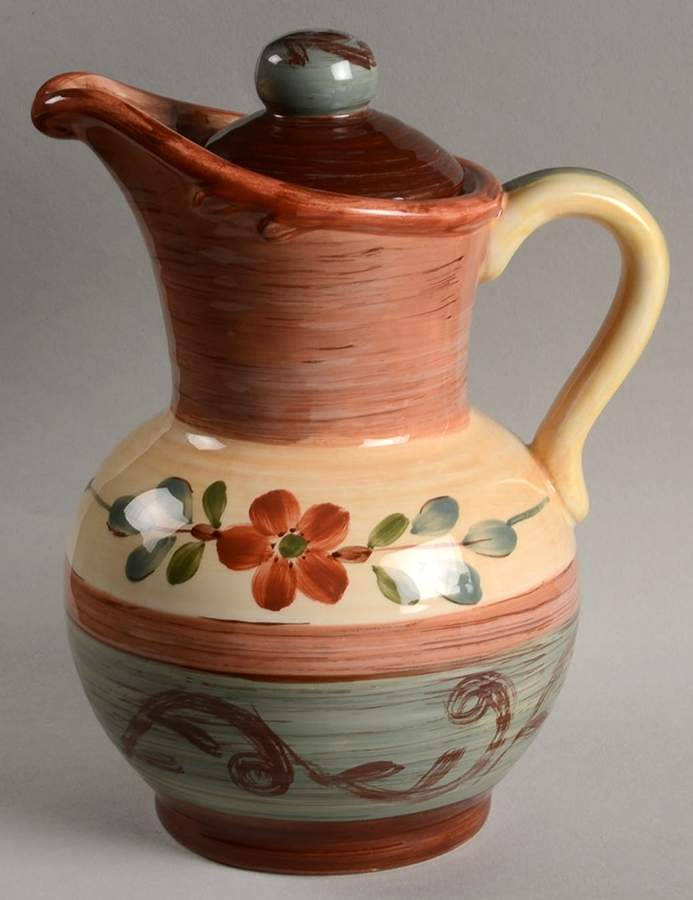Tuscan Landscape Oil Jar/Server & Lid by Certified International-1