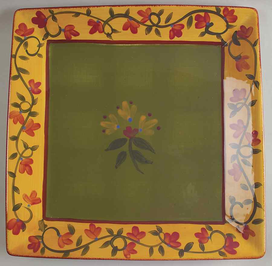Provence 13" Square Serving Platter by Certified International-1