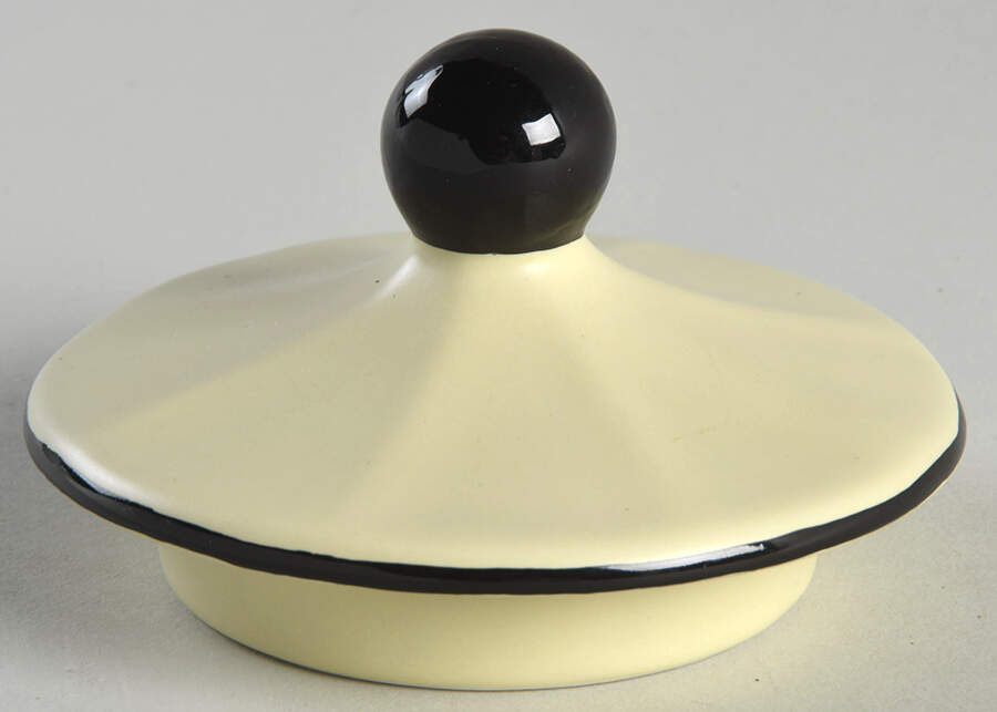 Bon Bonniere Buttercreme Lid for Sugar Bowl by Chaleur-1