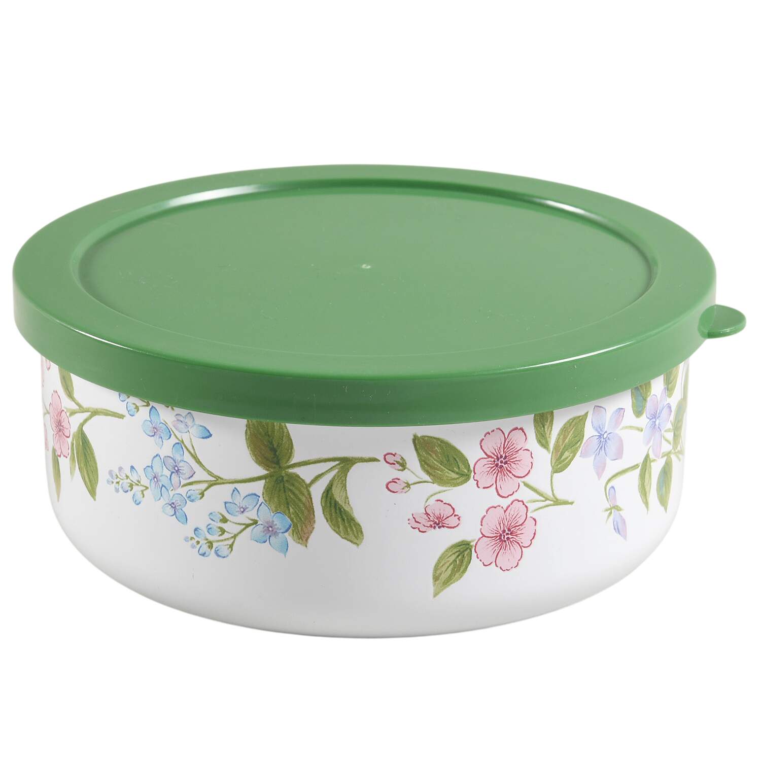 Delicate Array (Corelle) 5" Metal Bowl W/Plastic Lid by Corning Corelle-1