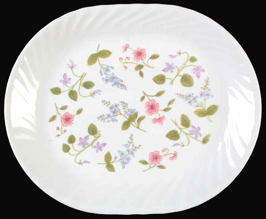 Delicate Array (Corelle) 12" Oval Serving Platter by Corning Corelle-1