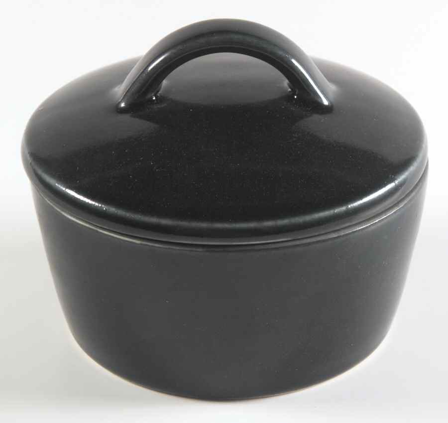 Cargo Dark Green Sugar Bowl & Lid by Calvin Klein-1