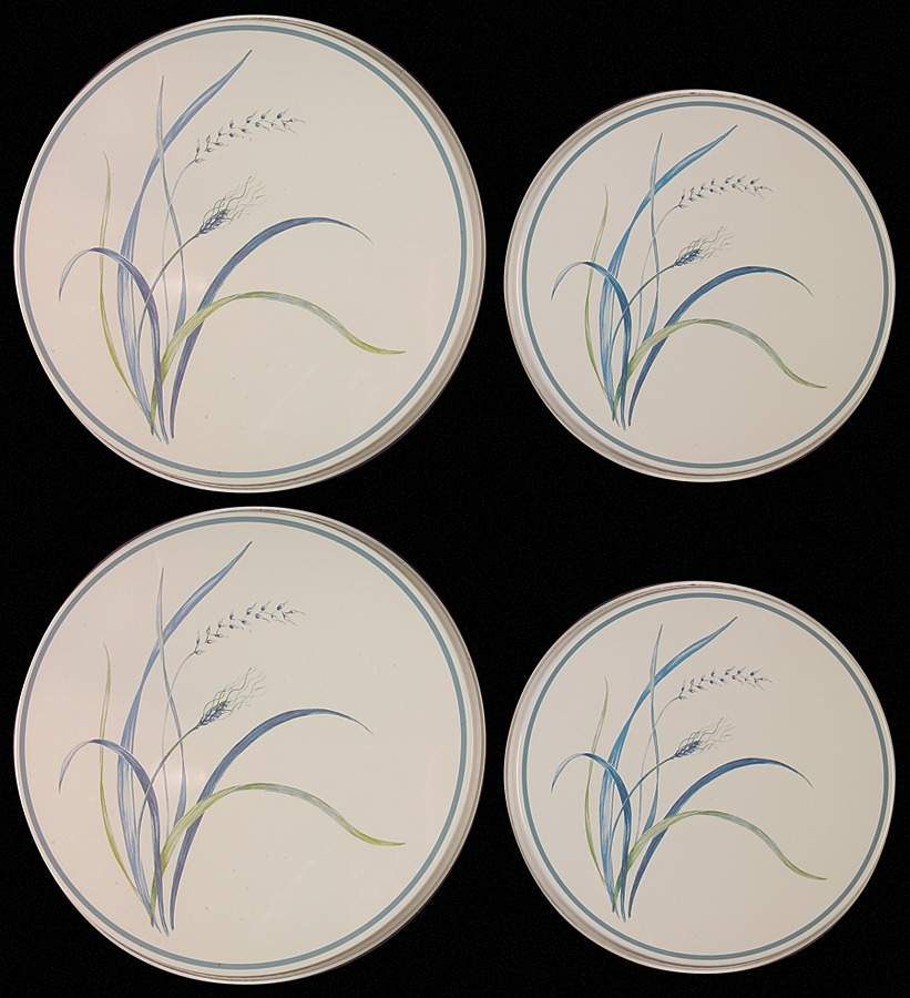 Coastal Breeze (Corelle) Stove Cover Set-Steel 2 8" & 2 10" Round Covers by Corning Corelle-1
