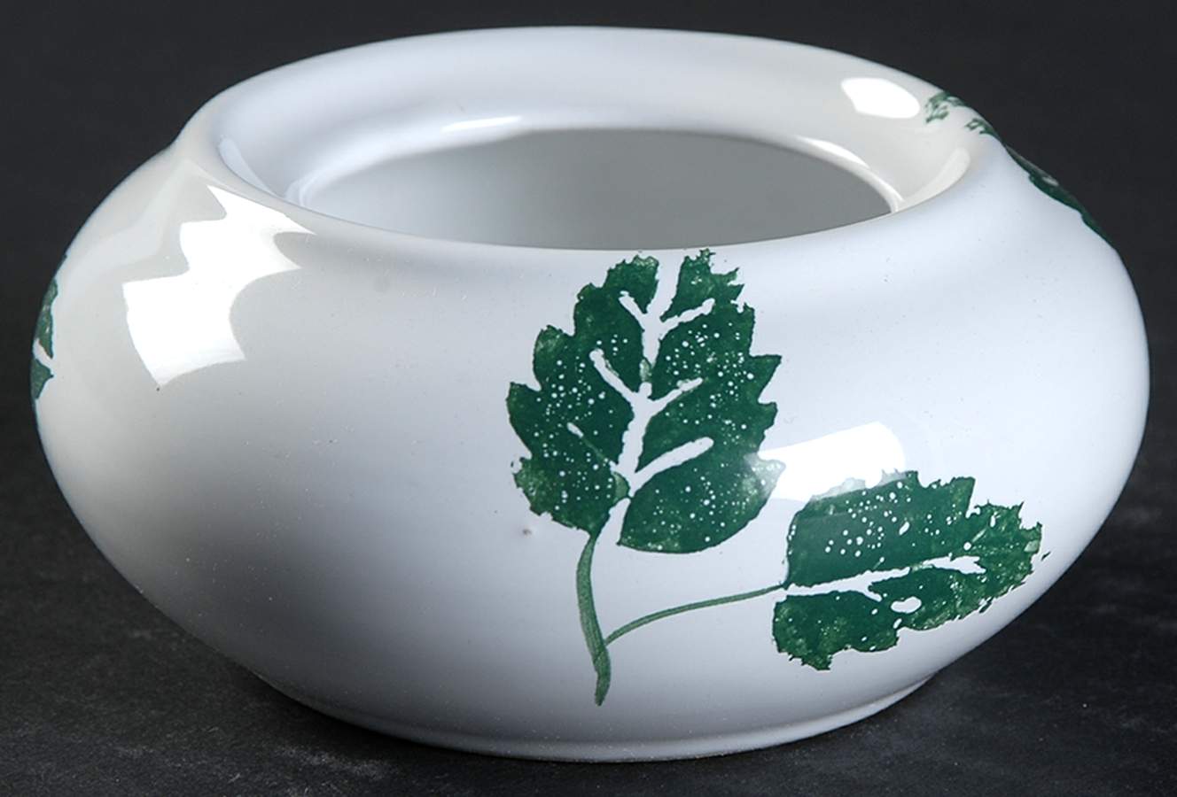 Foglia Verde Sugar Bowl No Lid by Caleca-1