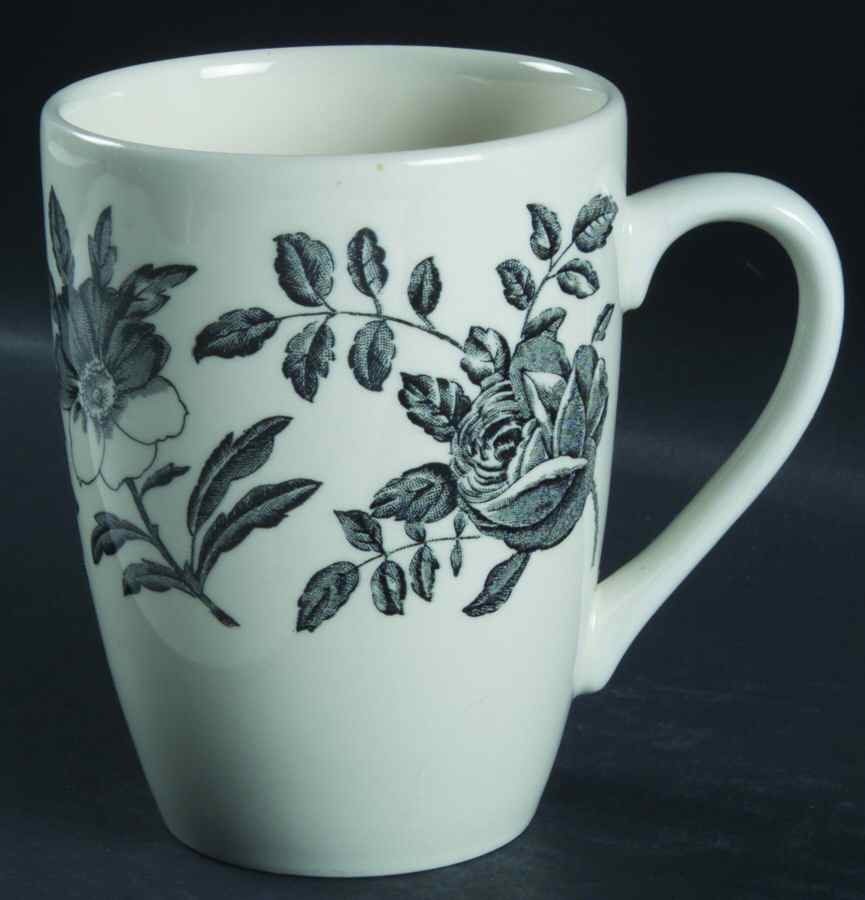 Black Peony Mug by Churchill-1